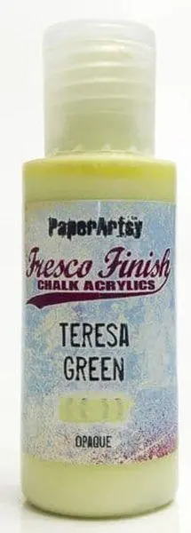 Fresco Finish Acrylic Paint - Teresa Green 1