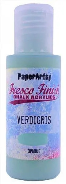 Fresco Finish Acrylic Paint - Verdigris 1