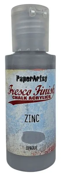 Fresco Finish Acrylic Paint - Zinc 1