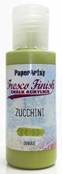 Fresco Finish Acrylic Paint - Zucchini 1