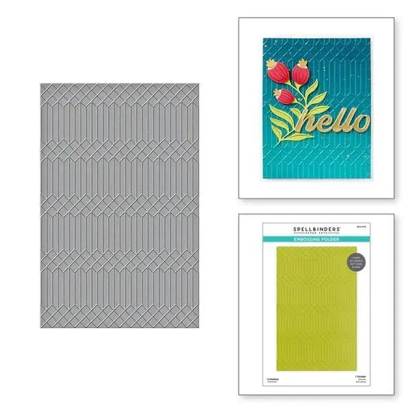 Fresh Picked Collection - Embossing Folder - Columns 1