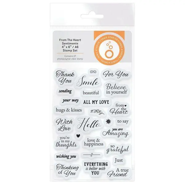 From The Heart Sentiments - Clear Stamps 1