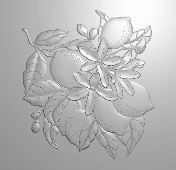 Fruit Tree 3D Embossing Folder 1