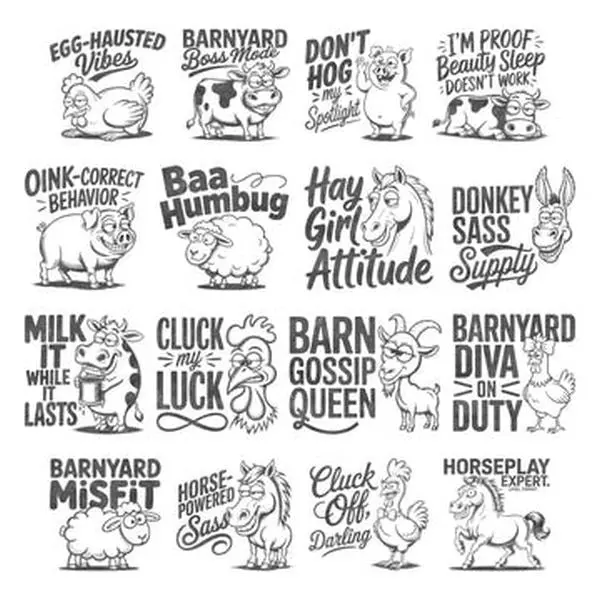 Funny Farm - Ephemera - Sentiments 1