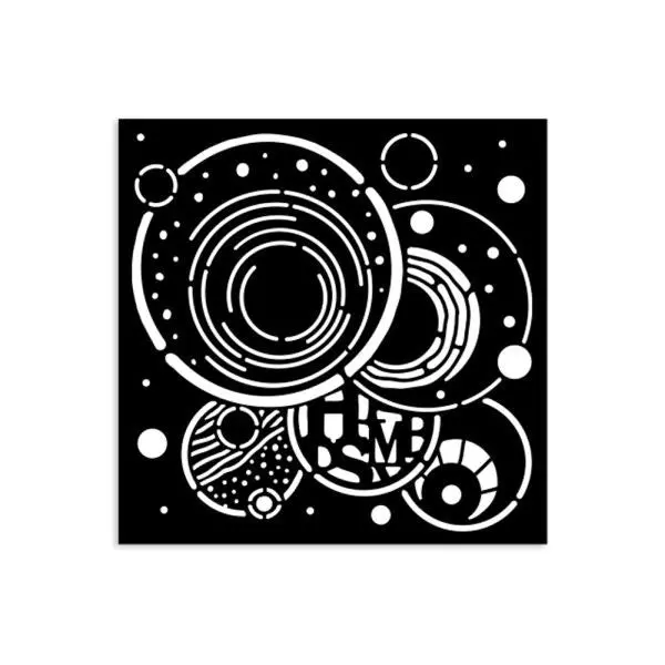 Furry Friends - Stencil - Vibrant Circles 1