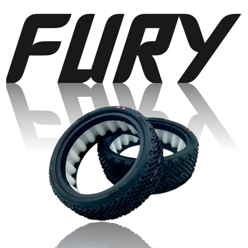 Fury Lp 2Wd 2.2'' Wide Front Carpet Tire 1