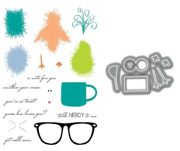 Fuzzy Wuzzles - Stamp & Die Set 1