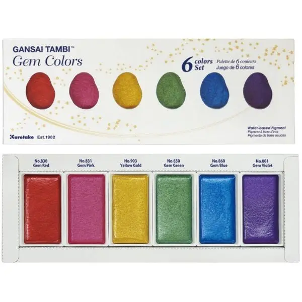 Gansai Tambi - Watercolors - Gem Colors 1