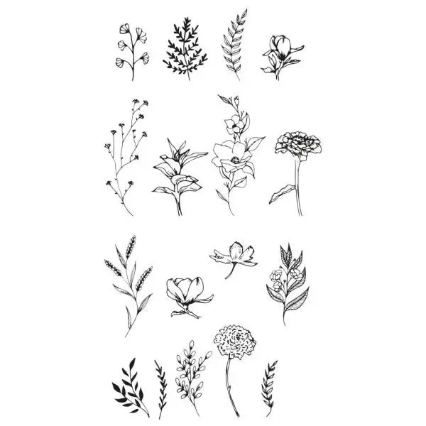 Garden Botanicals - Clear Stamps 1