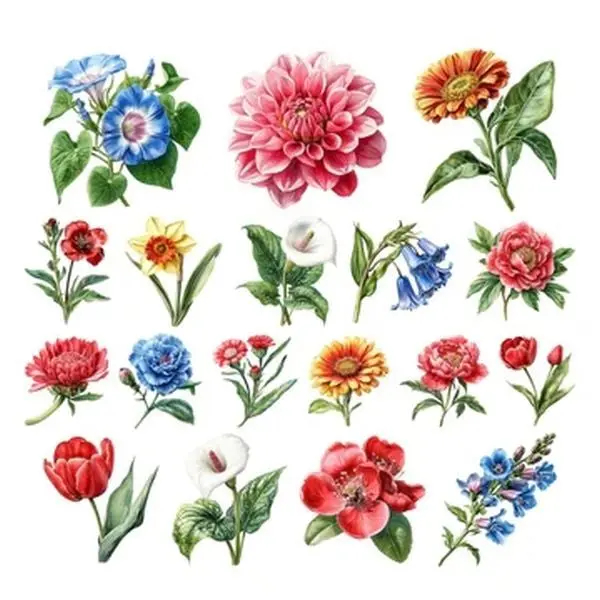 Garden Reverie - Ephemera - Single Floral 1
