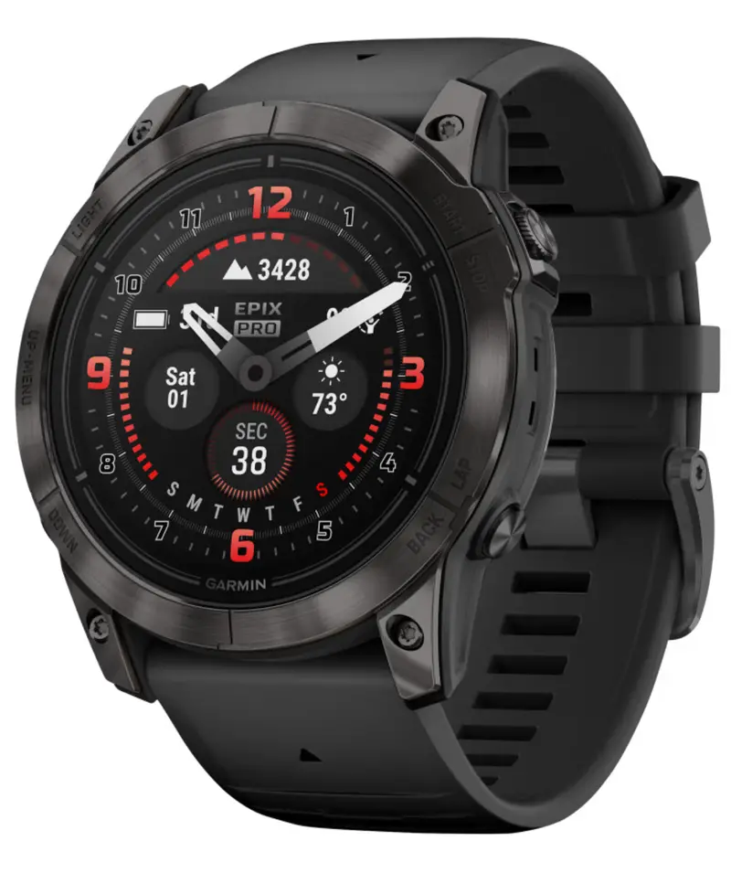 Garmin Epix Pro Gen 2 Sapphire Edition Gps/Smart Features 32Gb Memory, Black, Band Size 47Mm 1