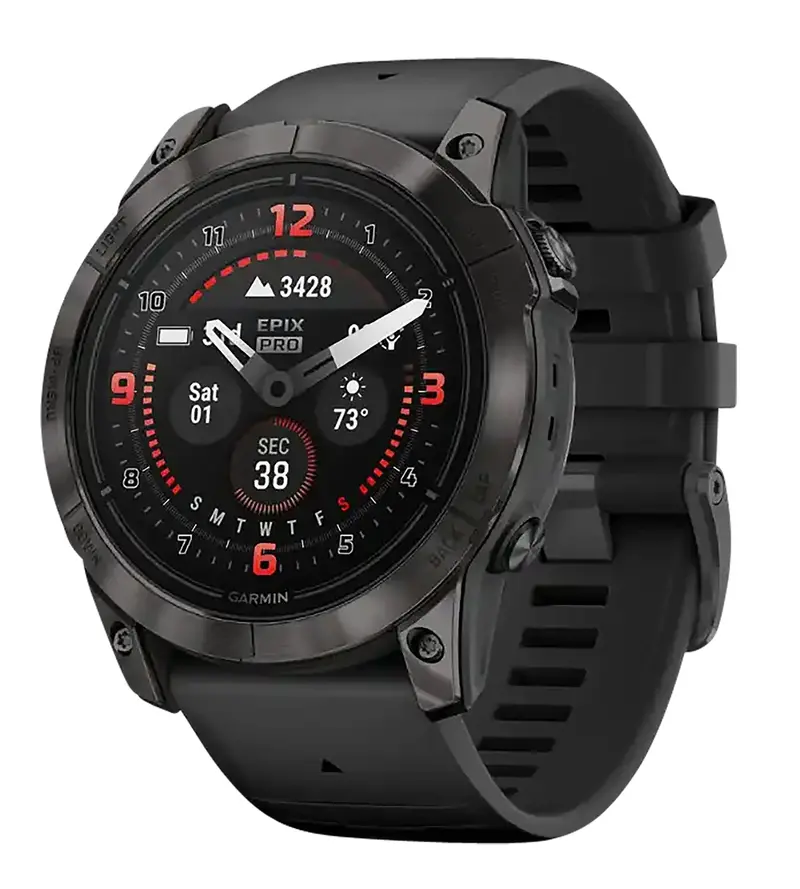 Garmin Epix Pro Gen 2 Sapphire Edition Gps/Smart Features 32Gb Memory, Carbon Gray, Size 51Mm 1