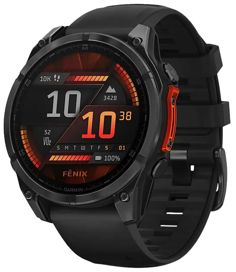 Garmin Fenix 8 Amoled Edition Gray/Black Band Amoled Display 2