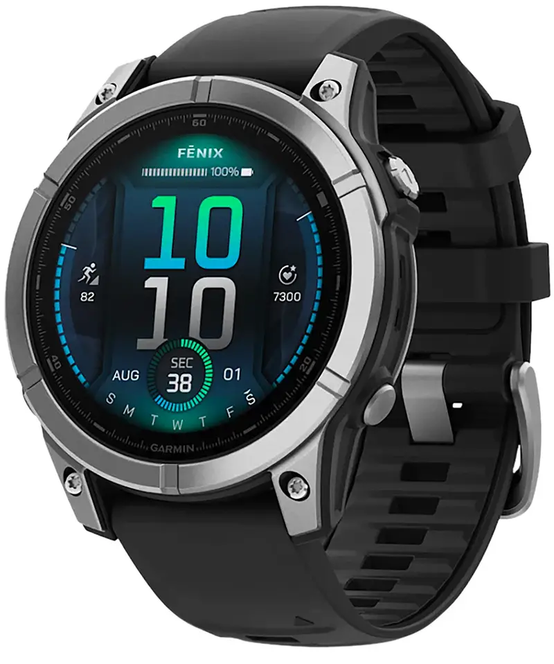 Garmin Fenix E Amoled Edition Stainless Steel/Black Band Amoled Display 1