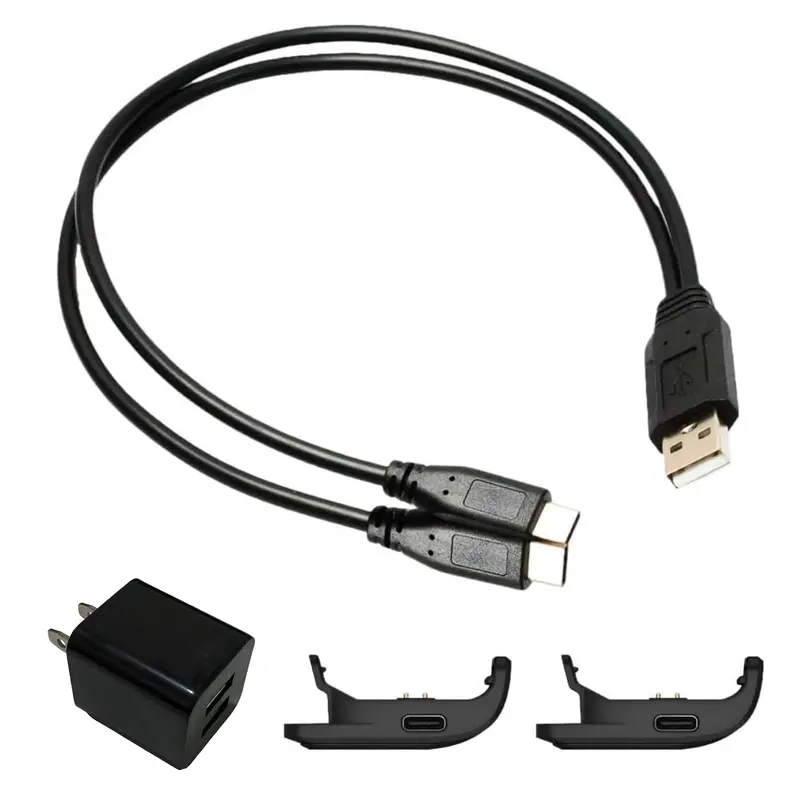 Garmin Tt25 / T20 Collar Charging Bundle (2 Clips/ Splitter Cable/Wall Plug) 1