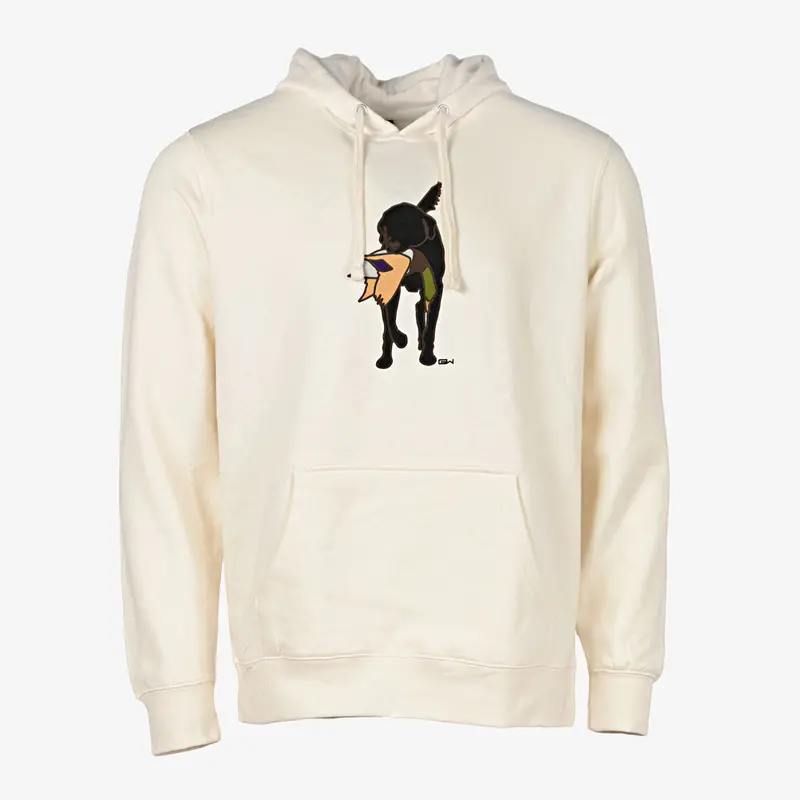 Gator Waders Duck Dog Hoodie | Sand 1