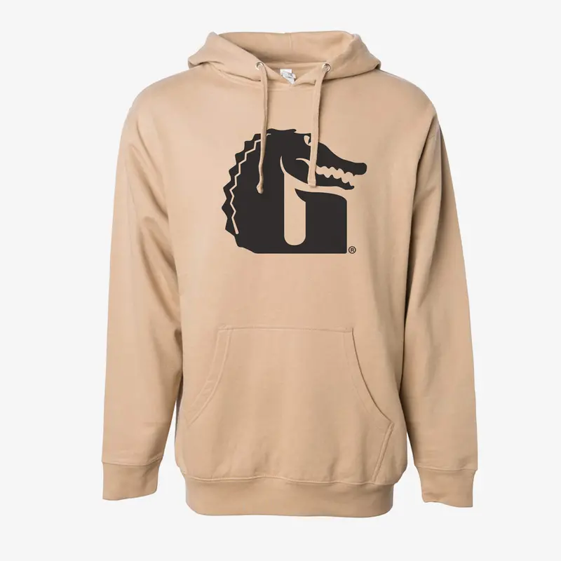 Gator Waders Logo Hoodie | Coyote Brown 1