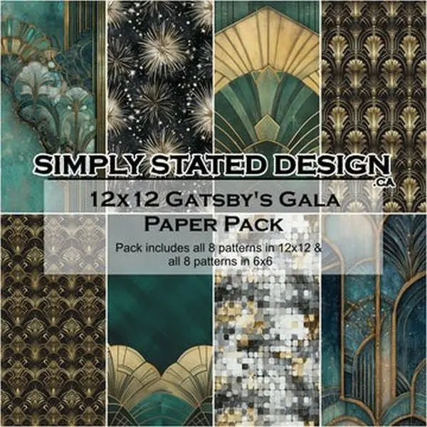 Gatsby's Gala - 12X12 Collection Pack 1