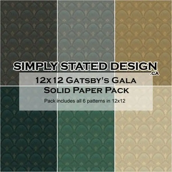 Gatsby's Gala - 12X12 Collection Pack - Solids 1