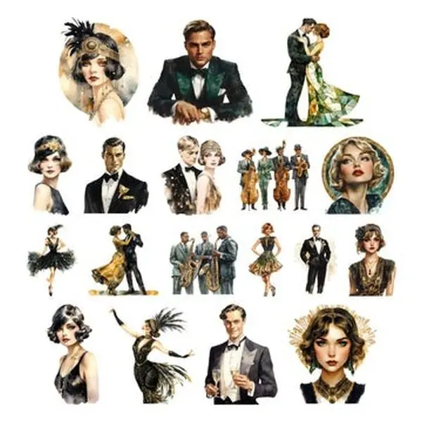 Gatsby's Gala - Ephemera - Characters 1
