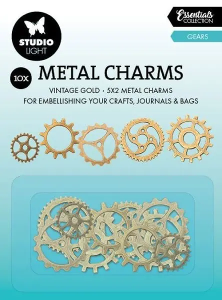 Gears - Metal Charms 1