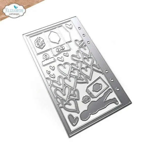 Get Crafty Planner Essential Collection - Heart Overlay - Dies 1