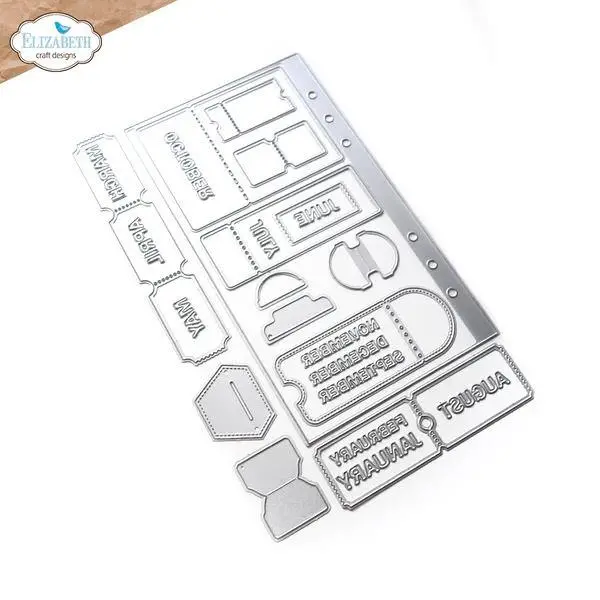 Get Crafty Planner Essential Collection - Tickets And Tabs - Dies 1