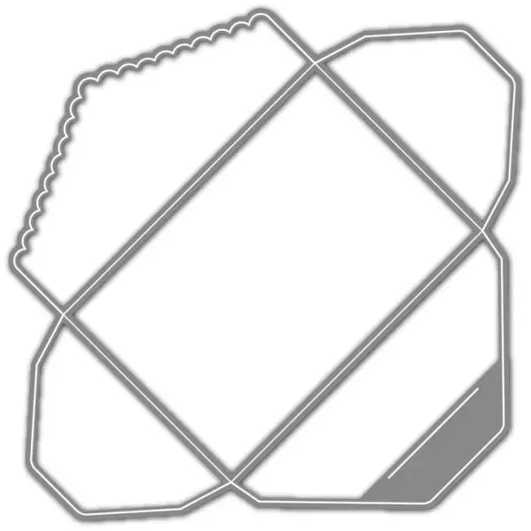 Gift Card Scallop Envelope Die 1