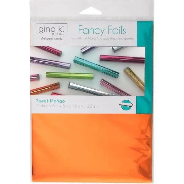 Gina K Fancy Foil - Sweet Mango 1