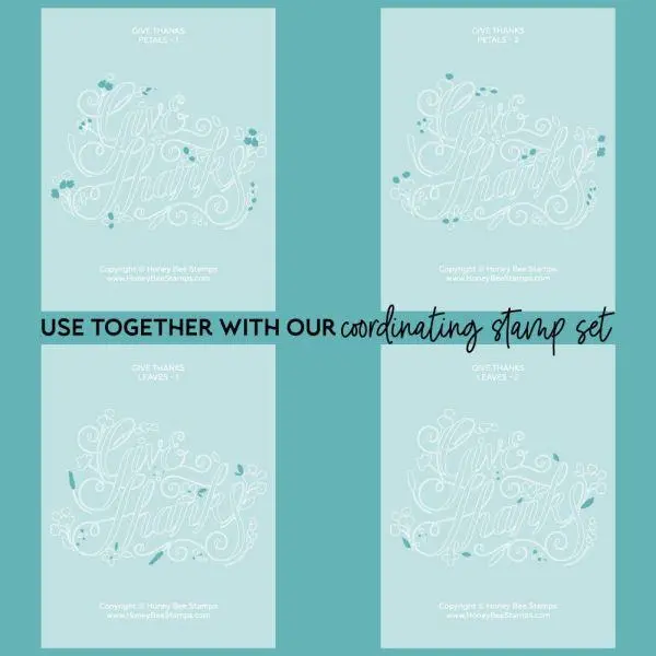 Give Thanks - Layering Stencils 1