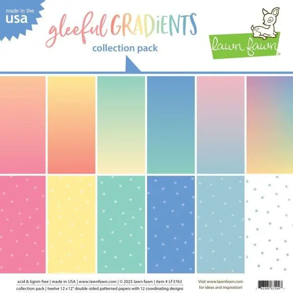 Gleeful Gradients - 12X12 Collection Pack 1