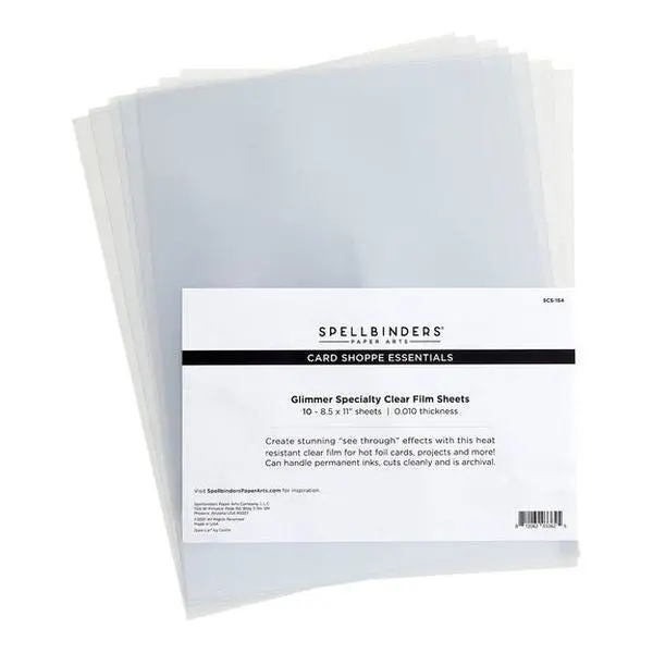 Glimmer Specialty Clear Film Sheets 1