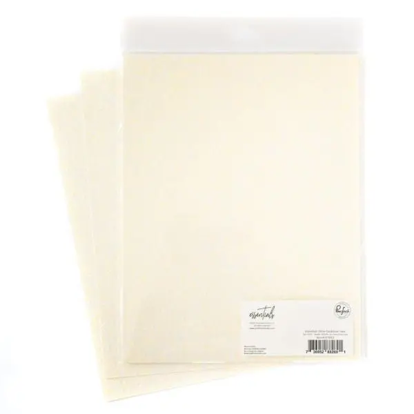 Glitter Cardstock - Ivory 1