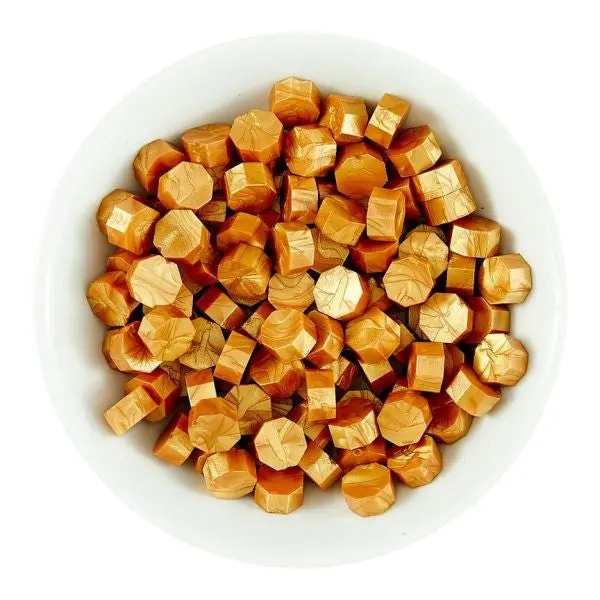 Glitz Gold Wax Beads 1