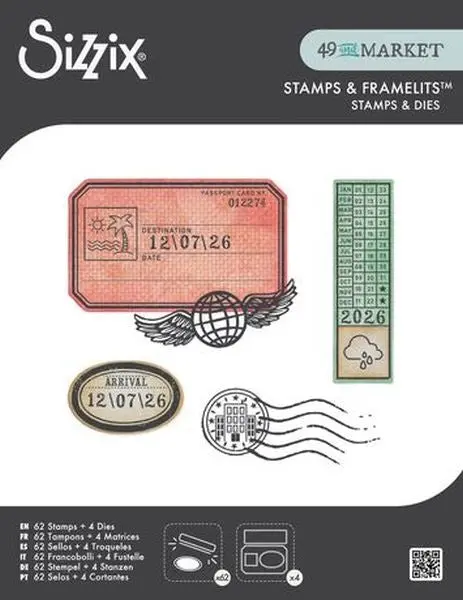 Globetrotters's Mark - Stamp & Die Set 1