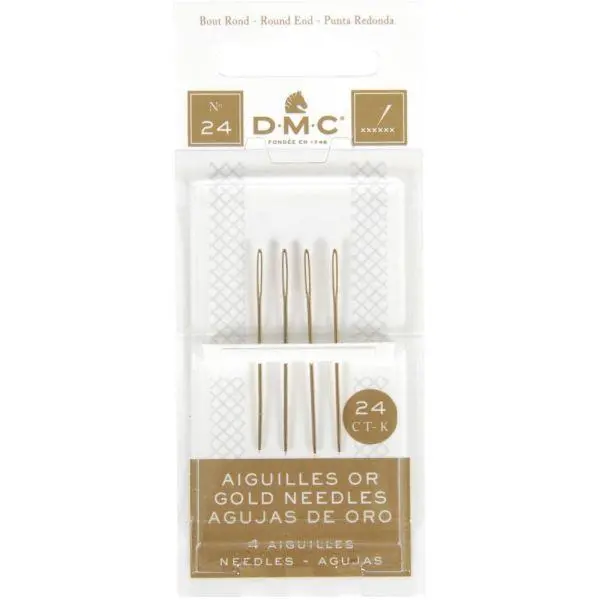 Gold Tapestry Needles - Size 24 1