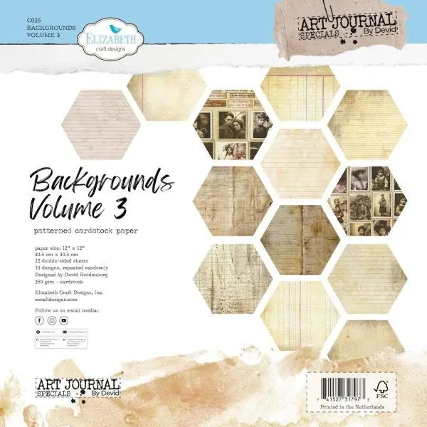 Golden Season - Backgrounds Volume 3 - 12X12 Paper Collection 1