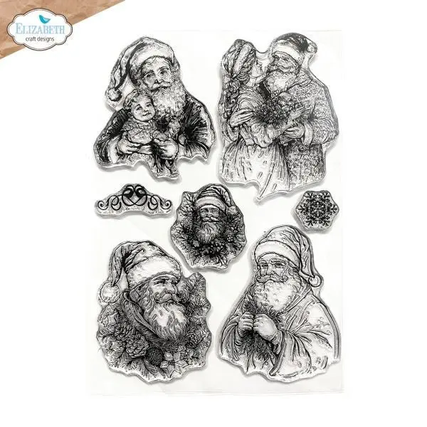 Golden Season - Clear Stamps - Santa 1