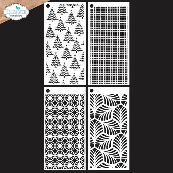 Golden Season - Journal Stencils - Set 9 1