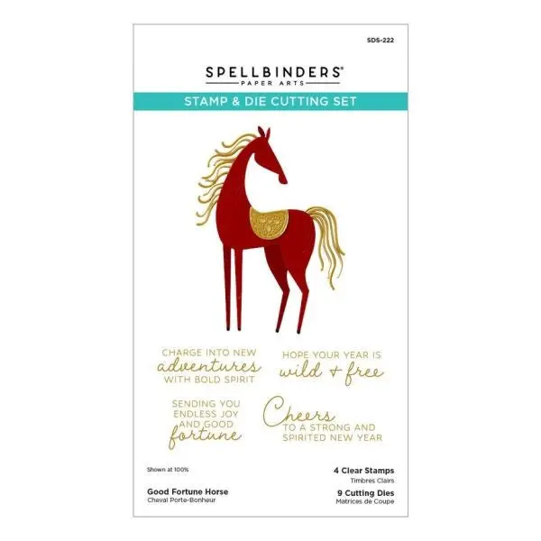 Good Fortune Horse - Stamp & Die Set 1