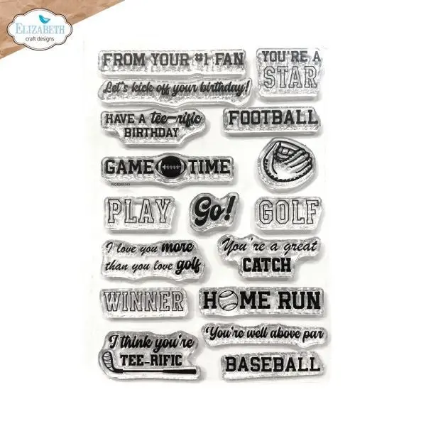 Good Times Collection - Clear Stamps - Sport Sentiments 1