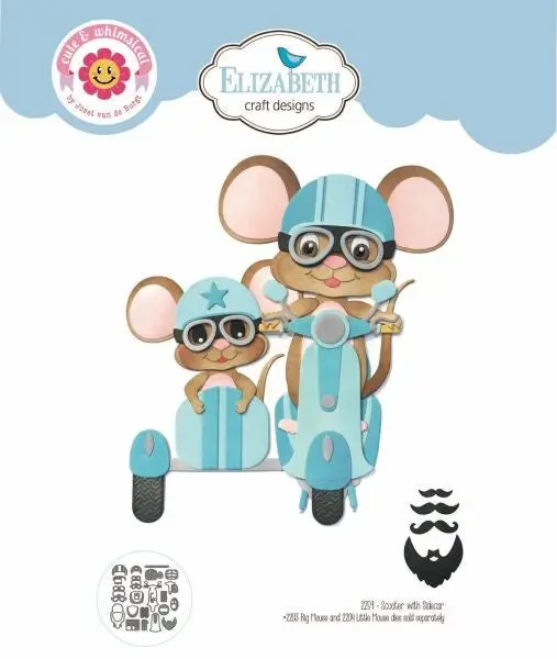 Good Times Collection - Dies - Scooter With Sidecar 1