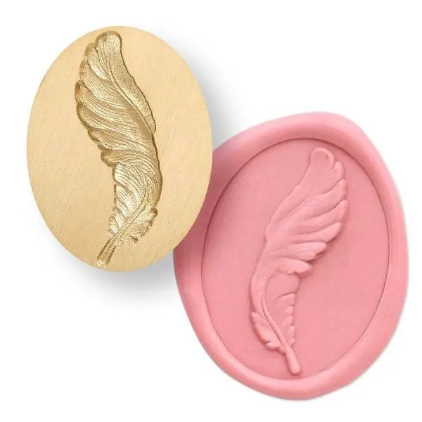 Graceful Feather Wax Seal Stamp 1