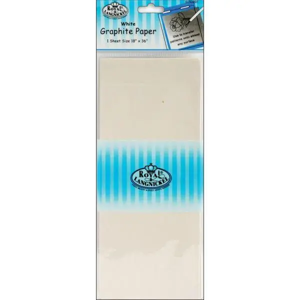 Graphite Transfer Paper, White 1