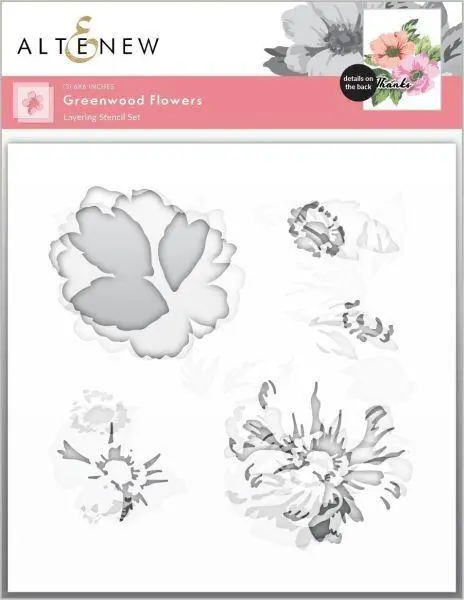 Greenwood Flowers Stencil Set 1