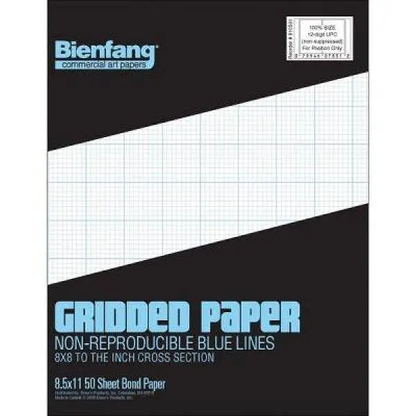 Grid Paper, 8.50"X11" Pad 1