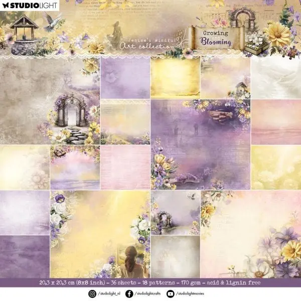 Growing & Blooming - Paper Pad - Background Paper 1