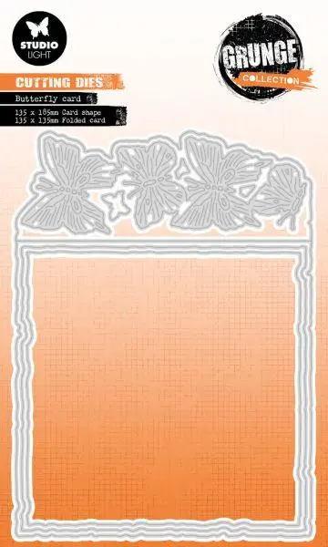 Grunge Collection - Butterfly Card 1