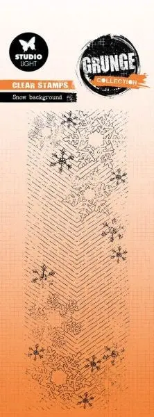 Grunge Collection - Clear Stamps - Snow Background 1