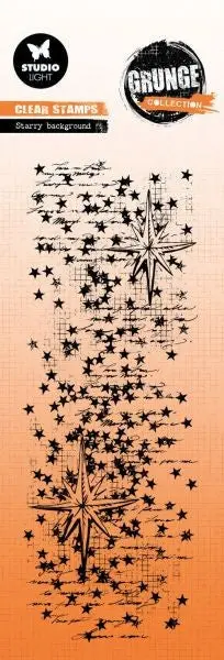 Grunge Collection - Clear Stamps - Starry Background 1